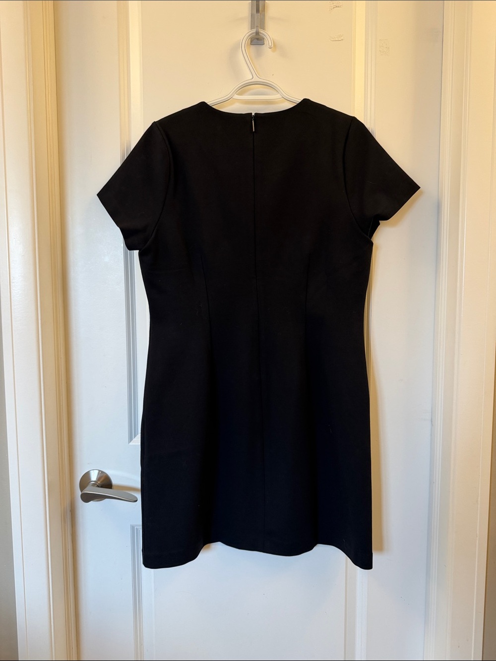 SPANX Black Short-Sleeve Mini Sheath Dress - Picture 2 of 3